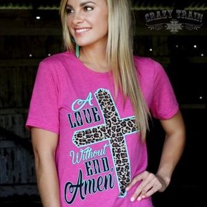 A Love Without End, Amen T-Shirt (Cheetah Cross)